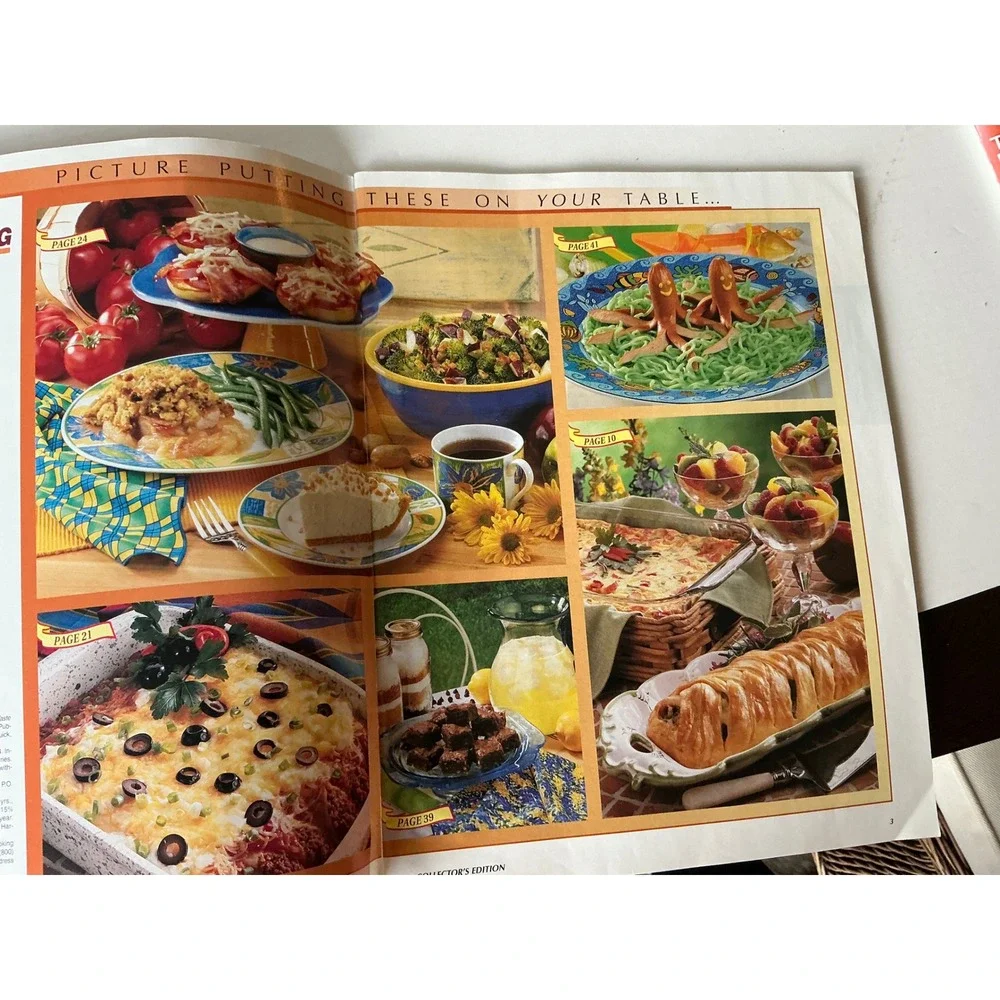 Taste of Home Vintage Y2K Cookbook Magazine Lot Baking Holiday Recipes Set of 7